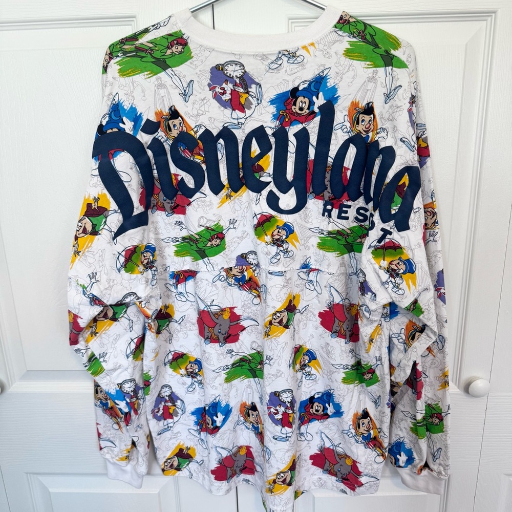 Like New Disney Parks Ink & Paint Spirit Jersey for Adults LARGE